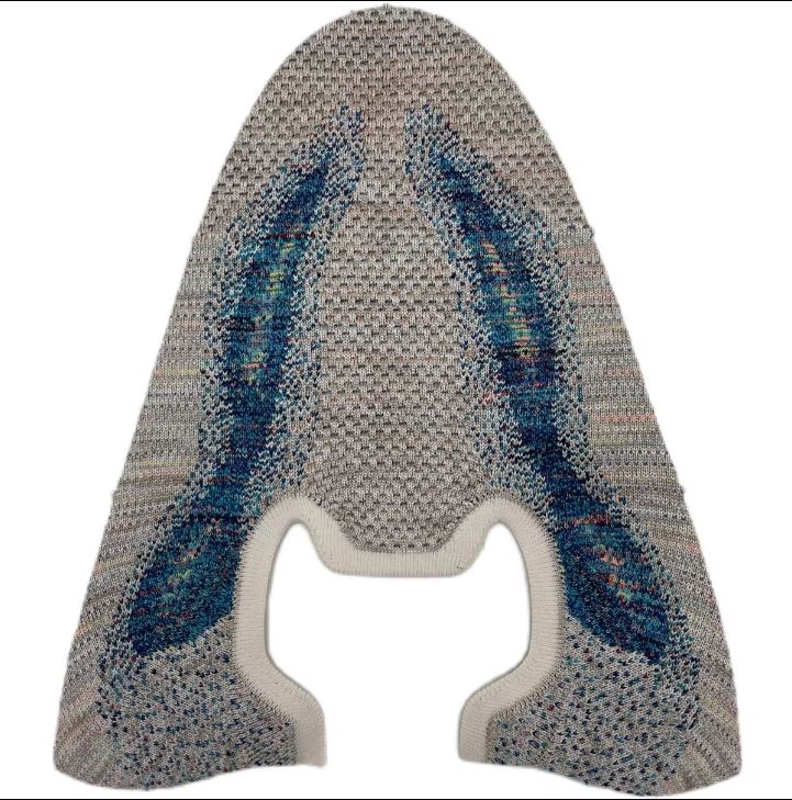 Jacquard Mesh Semi Finish Factory Shoe Upper Vamp