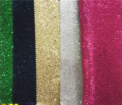 Solamni Valmistajan Glitter PVC PU-kangasnahka kenkiin ja laukkuun